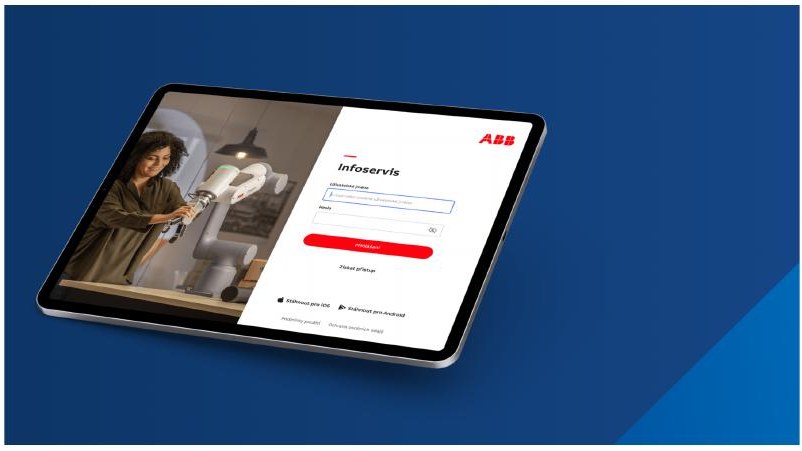 Ukázka řešení ABB Infoservice pro ABB Robotika ČR