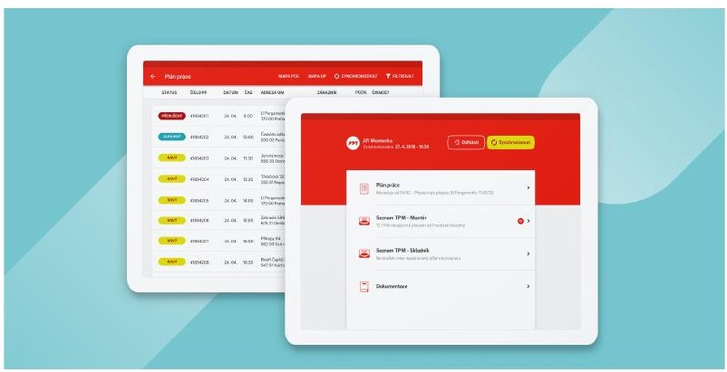 Ukázka řešení Mobilní klient měření pro EG.D, s.r.o. (dříve E.ON Distribuce)
